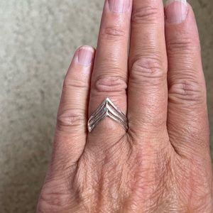 Sterling silver ring, appx size -6 N